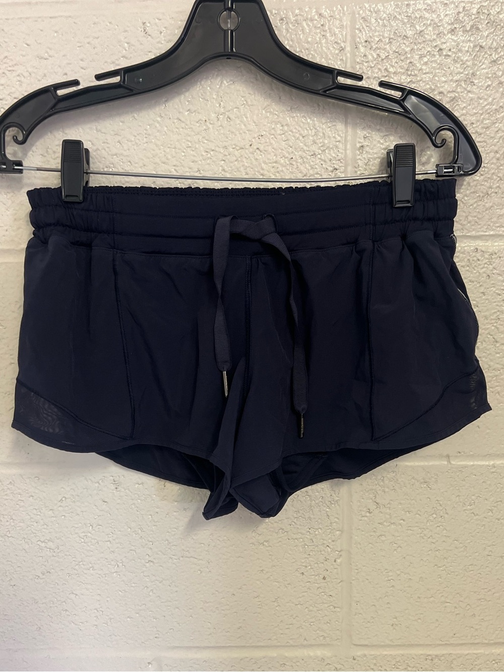 lululemon athletica Navy Run & Train Drawstring Shorts
